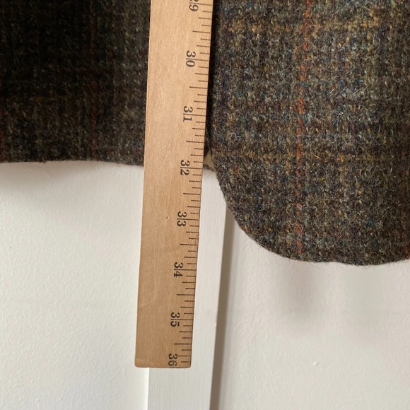 Harris Tweed Jacket Dunn & Co. Blazer Jacket Country Check 42 R - Picture 10 of 13